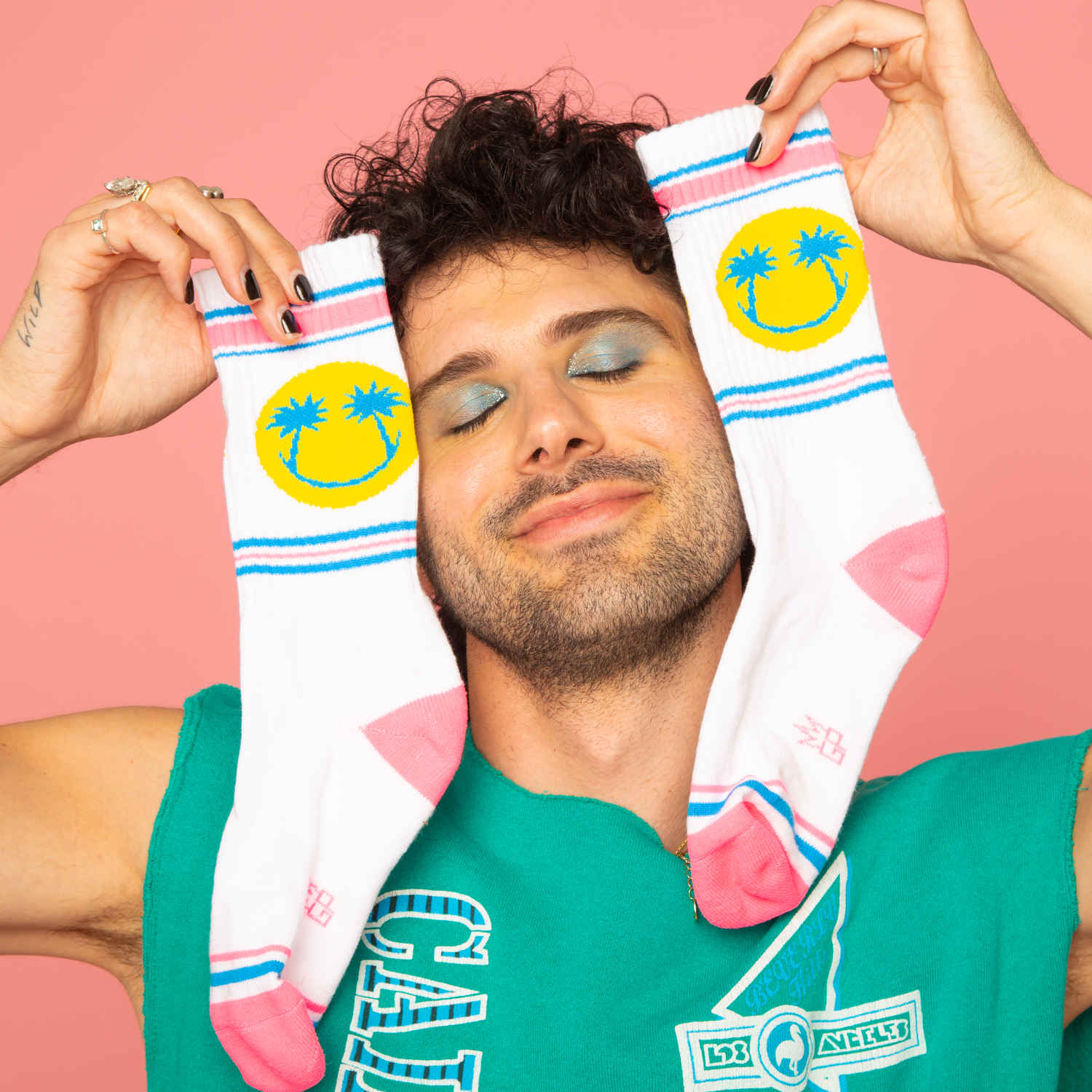 Exhausted American - Gym Crew Socks – Gumball Poodle